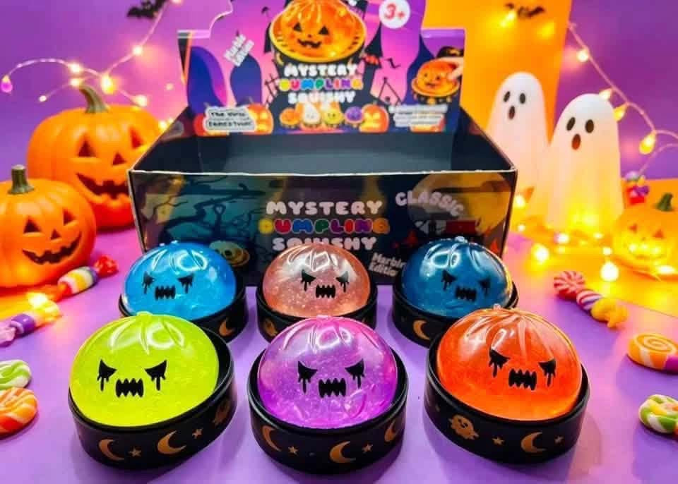 Spooky Face Dumplings