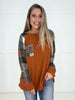 Cider Season Plaid Top