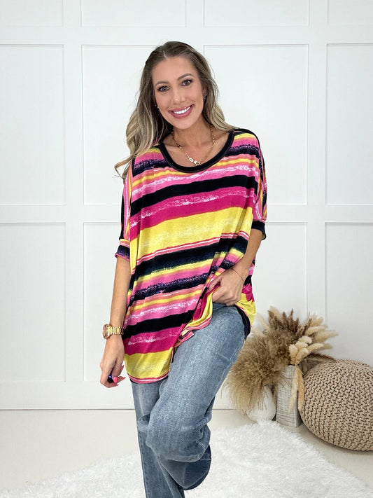 Dear Scarlett Sunset Paradise Top-110 Long Sleeves- Simply Simpson's Boutique is a Women's Online Fashion Boutique Located in Jupiter, Florida