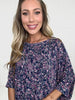 Dear Scarlett Navy Skyline Top-110 Long Sleeves- Simply Simpson's Boutique is a Women's Online Fashion Boutique Located in Jupiter, Florida