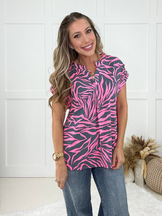 Dear Scarlett Pompano Lizzy-100 Short Sleeves- Simply Simpson's Boutique is a Women's Online Fashion Boutique Located in Jupiter, Florida