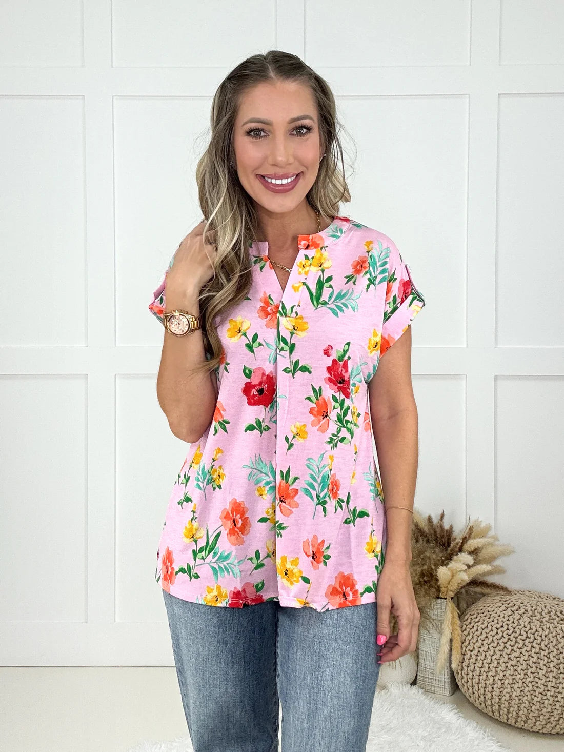 Dear Scarlett Short Sleeve Sugar Lizzy-100 Short Sleeves- Simply Simpson's Boutique is a Women's Online Fashion Boutique Located in Jupiter, Florida