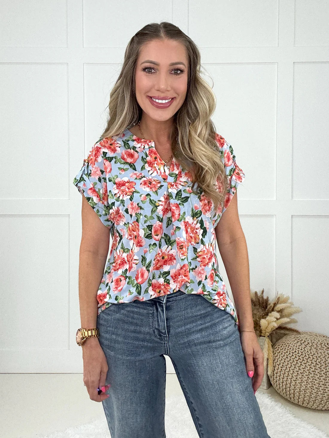 Dear Scarlett Short Sleeve Honey Lizzy-100 Short Sleeves- Simply Simpson's Boutique is a Women's Online Fashion Boutique Located in Jupiter, Florida