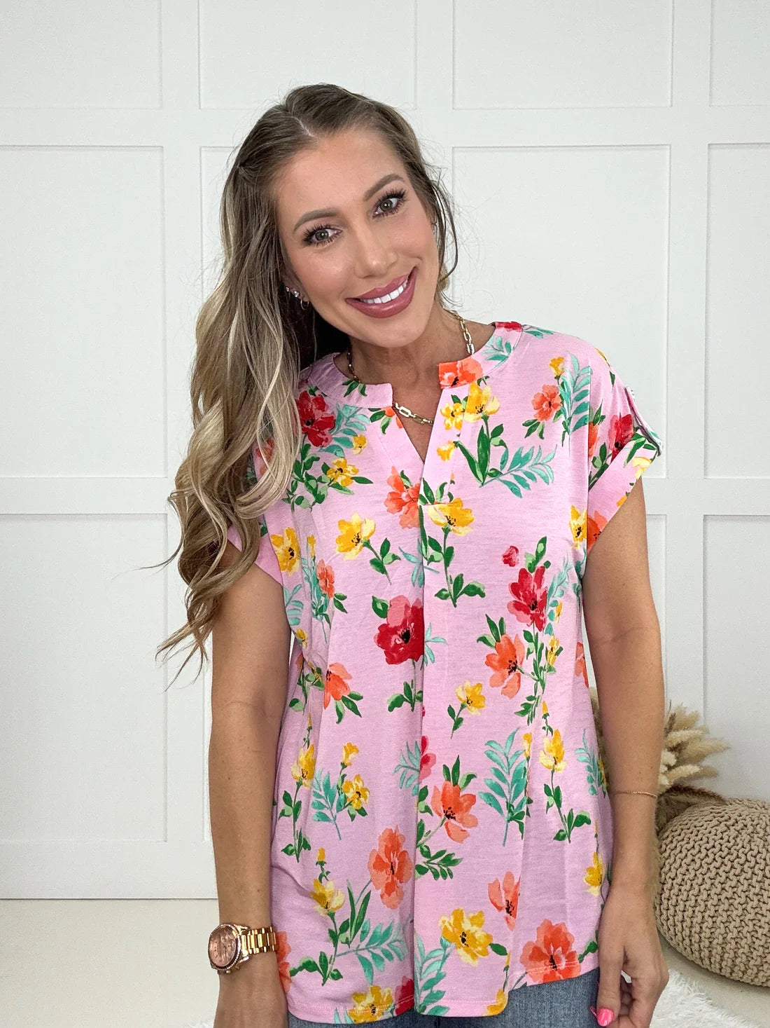 Dear Scarlett Short Sleeve Sugar Lizzy-100 Short Sleeves- Simply Simpson's Boutique is a Women's Online Fashion Boutique Located in Jupiter, Florida