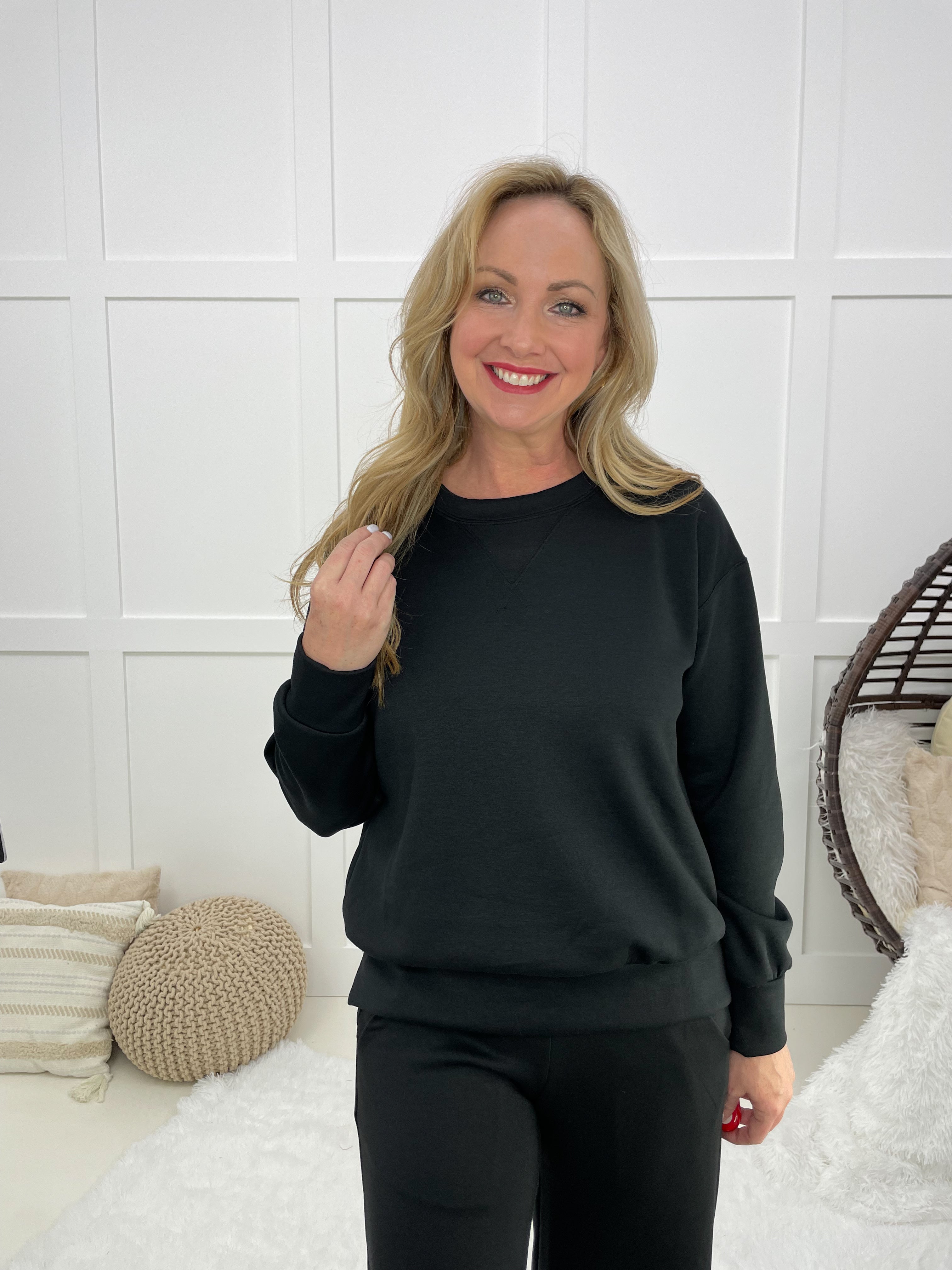 Dear Scarlett Jet Set Malibu Top-220 Lounge wear/Pajamas- Simply Simpson's Boutique is a Women's Online Fashion Boutique Located in Jupiter, Florida