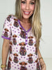 Lilac Love Highland Cow Pajamas Preorder-220 Lounge wear/Pajamas- Simply Simpson's Boutique is a Women's Online Fashion Boutique Located in Jupiter, Florida