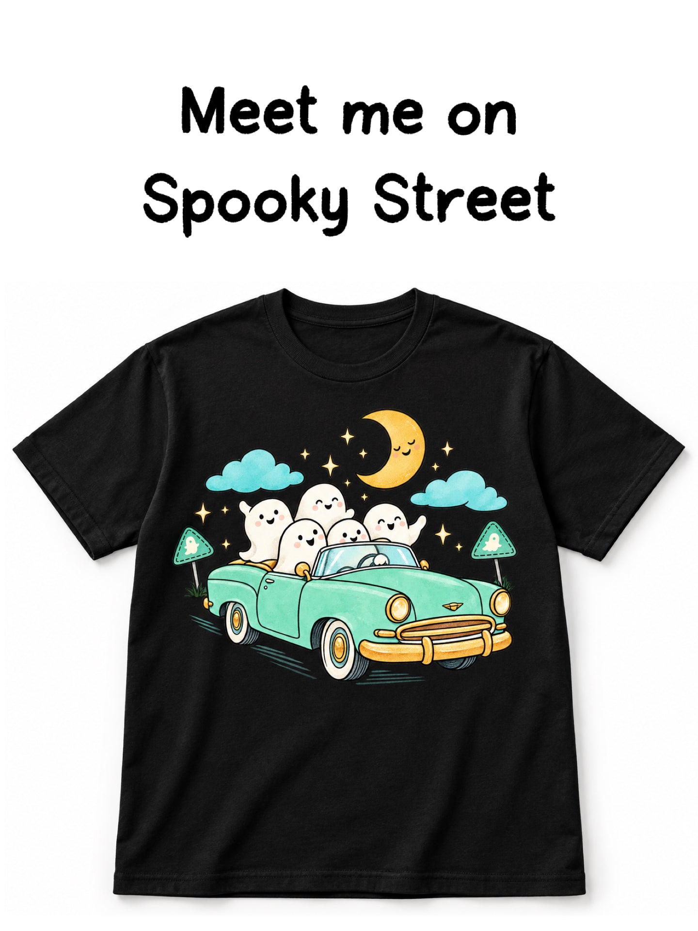 Meet Me On Spooky Street Graphic Tee-140 Graphic Tees- Simply Simpson's Boutique is a Women's Online Fashion Boutique Located in Jupiter, Florida
