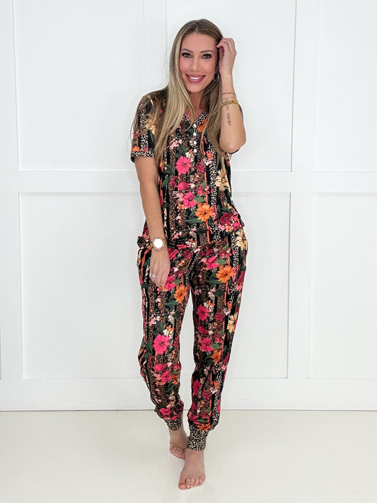 Petals & Prowl Pajamas Preorder-220 Lounge wear/Pajamas- Simply Simpson's Boutique is a Women's Online Fashion Boutique Located in Jupiter, Florida
