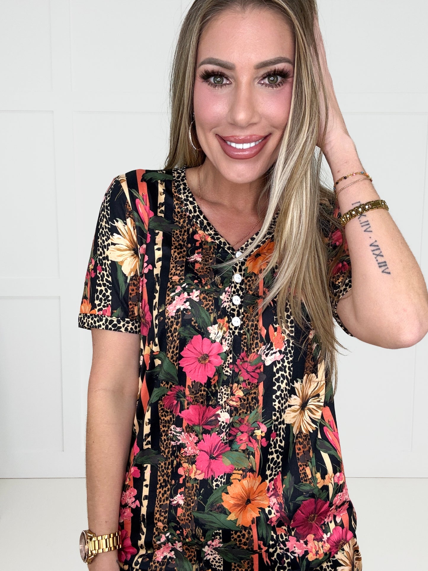 Petals & Prowl Pajamas Preorder-220 Lounge wear/Pajamas- Simply Simpson's Boutique is a Women's Online Fashion Boutique Located in Jupiter, Florida