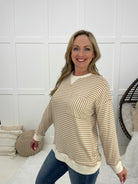 Ballgame Striped Long Sleeve Top-110 Long Sleeves- Simply Simpson's Boutique is a Women's Online Fashion Boutique Located in Jupiter, Florida