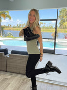 Corkys Cray Black Combat Boots-260 Shoes- Simply Simpson's Boutique is a Women's Online Fashion Boutique Located in Jupiter, Florida