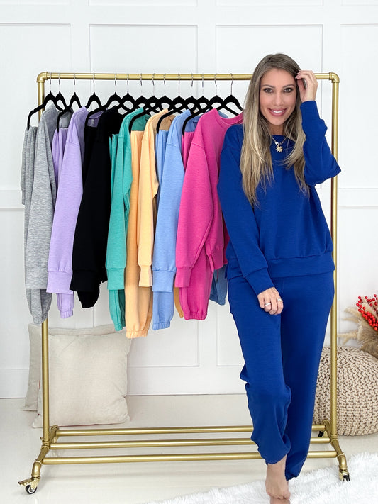 Dear Scarlett Dreamy Days Lounge Set-220 Lounge wear/Pajamas- Simply Simpson's Boutique is a Women's Online Fashion Boutique Located in Jupiter, Florida