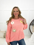 POL Flower Princess Sweater-150 Sweaters- Simply Simpson's Boutique is a Women's Online Fashion Boutique Located in Jupiter, Florida