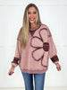 Berry Stitched in Bloom Pullover