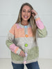 Flower Power Colorblock Cardigan-180 Outerwear- Simply Simpson's Boutique is a Women's Online Fashion Boutique Located in Jupiter, Florida