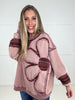 Berry Stitched in Bloom Pullover