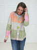 Flower Power Colorblock Cardigan-180 Outerwear- Simply Simpson's Boutique is a Women's Online Fashion Boutique Located in Jupiter, Florida