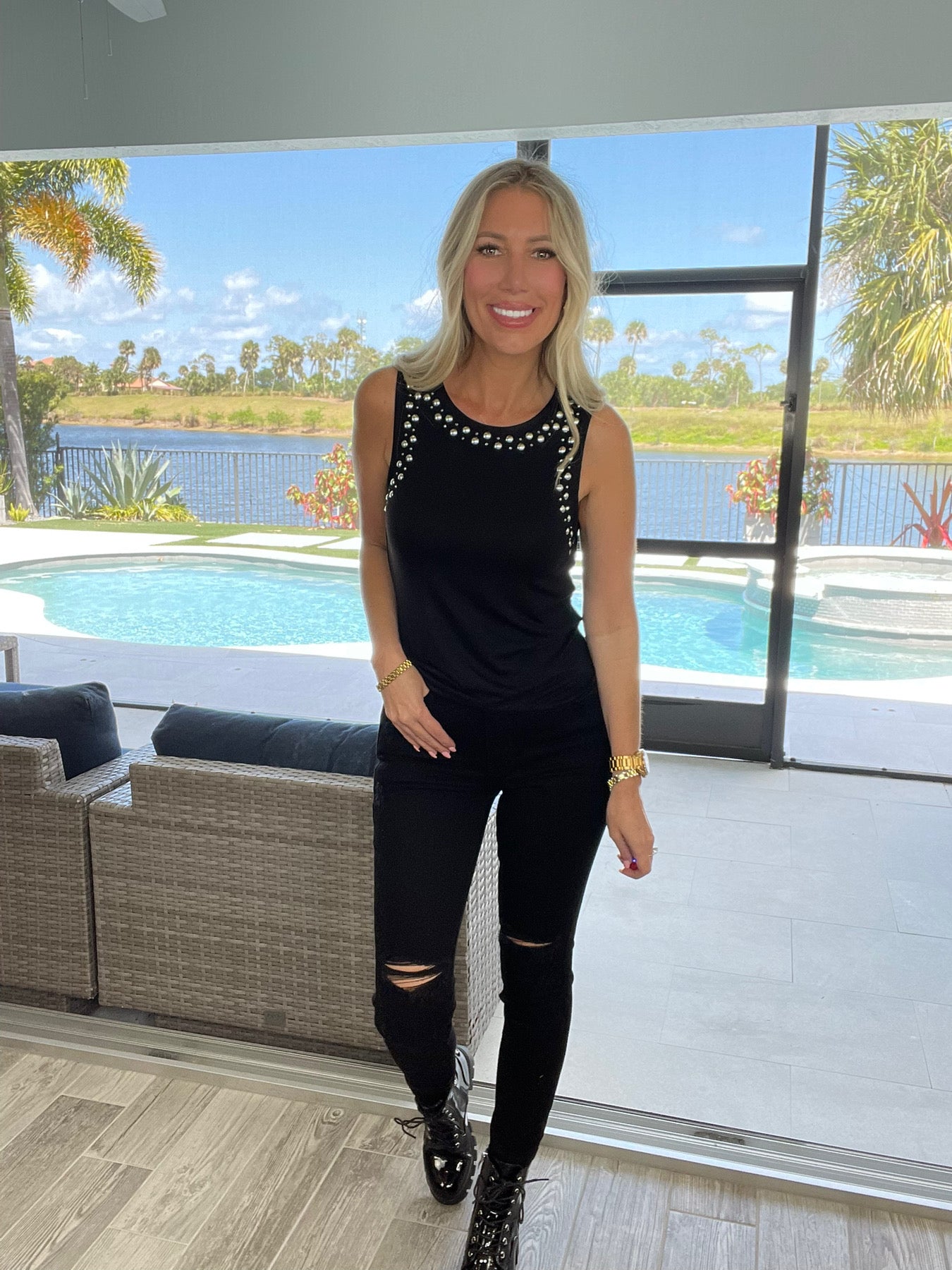 Judy Blue Bad Habit Black Skinny Jeans-200 Jeans- Simply Simpson's Boutique is a Women's Online Fashion Boutique Located in Jupiter, Florida