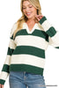 Sweet On You Striped Sweater-150 Sweaters- Simply Simpson's Boutique is a Women's Online Fashion Boutique Located in Jupiter, Florida