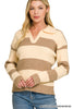 Sweet On You Striped Sweater-150 Sweaters- Simply Simpson's Boutique is a Women's Online Fashion Boutique Located in Jupiter, Florida