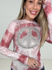Pink Peaceful Rebel Mesh Top-110 Long Sleeves- Simply Simpson's Boutique is a Women's Online Fashion Boutique Located in Jupiter, Florida