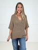 Sunday Stroll Open Knit Top