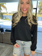 Solid Corded Sweatshirt-Sweatshirts- Simply Simpson's Boutique is a Women's Online Fashion Boutique Located in Jupiter, Florida