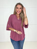 The Easy Does It V Neck Top