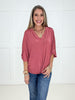The Easy Does It V Neck Top