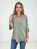 The Easy Does It V Neck Top