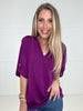 The Easy Does It V Neck Top