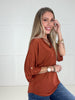 The Easy Does It V Neck Top