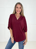 The Easy Does It V Neck Top