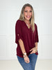 The Easy Does It V Neck Top