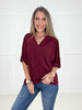 The Easy Does It V Neck Top