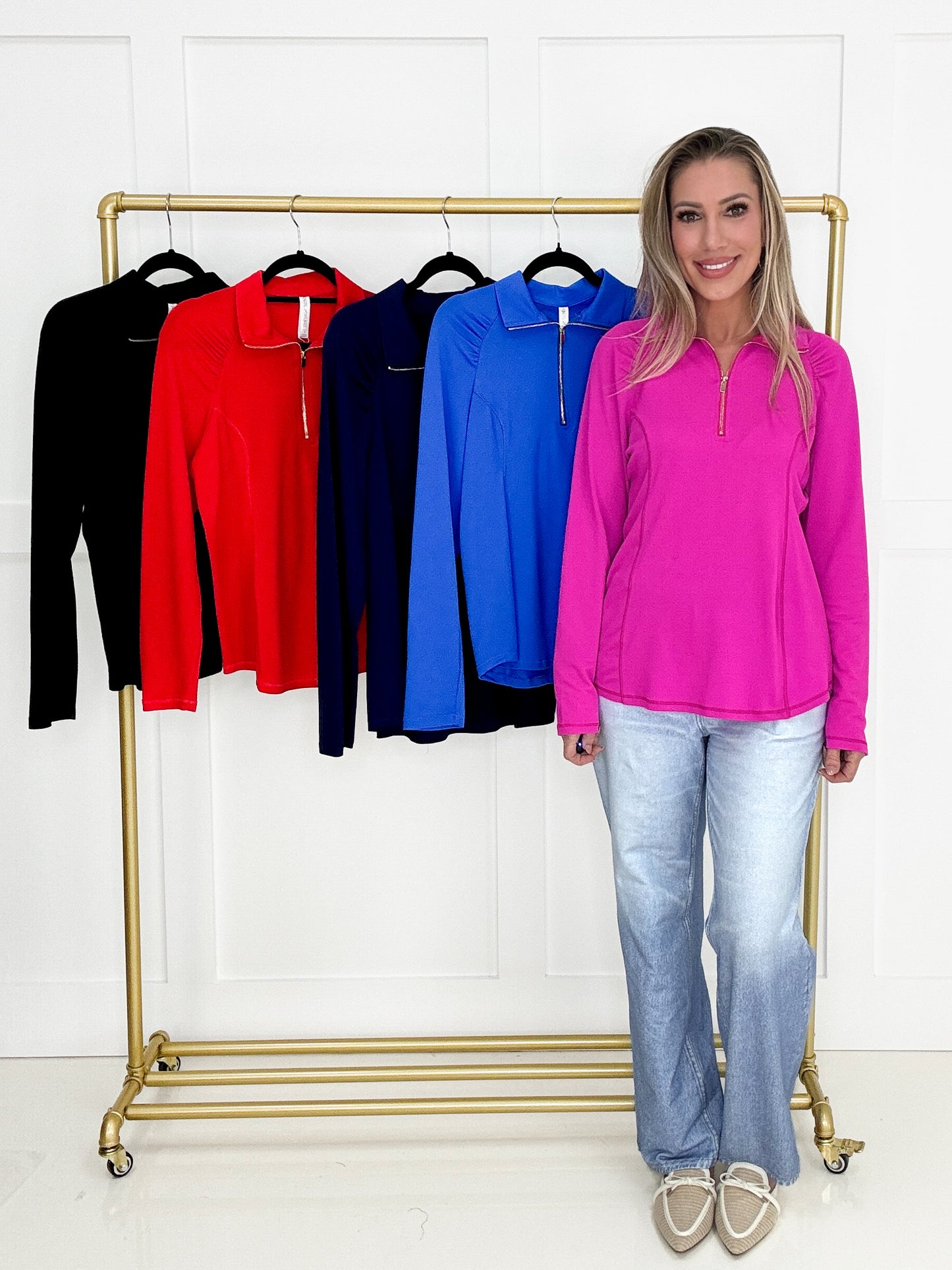 Dear Scarlett Windsor Top-110 Long Sleeves- Simply Simpson's Boutique is a Women's Online Fashion Boutique Located in Jupiter, Florida