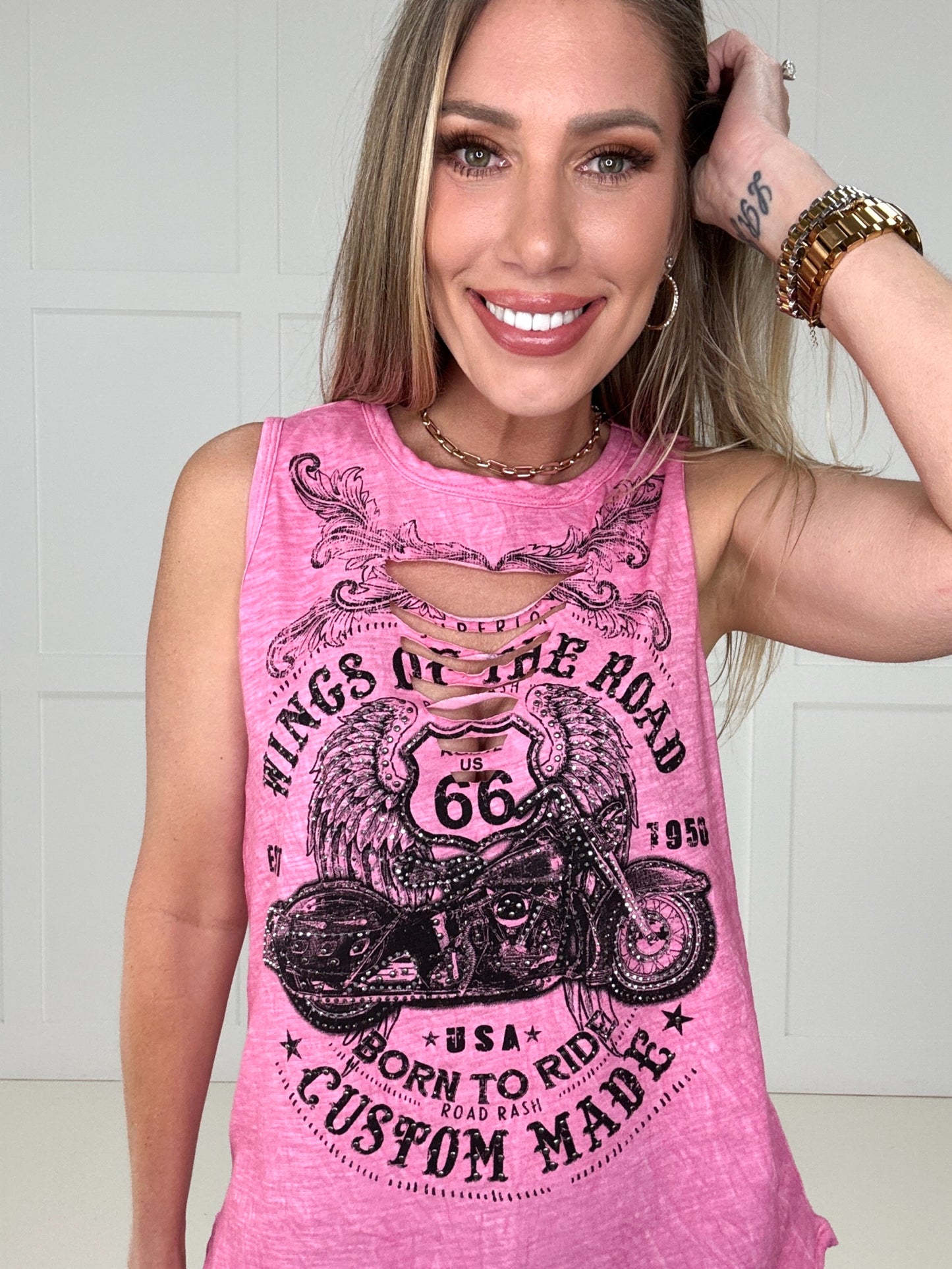 Rhinestone Rebel Top
