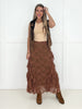Mocha Layla Lace Layered Skirt-240 Dresses- Simply Simpson's Boutique is a Women's Online Fashion Boutique Located in Jupiter, Florida