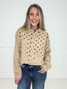 Dot to Dot Distressed Button Down-110 Long Sleeves- Simply Simpson's Boutique is a Women's Online Fashion Boutique Located in Jupiter, Florida