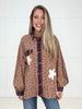 Flowers & Flannel Button Down-110 Long Sleeves- Simply Simpson's Boutique is a Women's Online Fashion Boutique Located in Jupiter, Florida