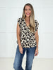 Ecru Allure Button Down Top