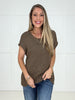 Mocha Everyday Ease Knit Top