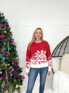 Snowflake Wonderland Sweater-150 Sweaters- Simply Simpson's Boutique is a Women's Online Fashion Boutique Located in Jupiter, Florida