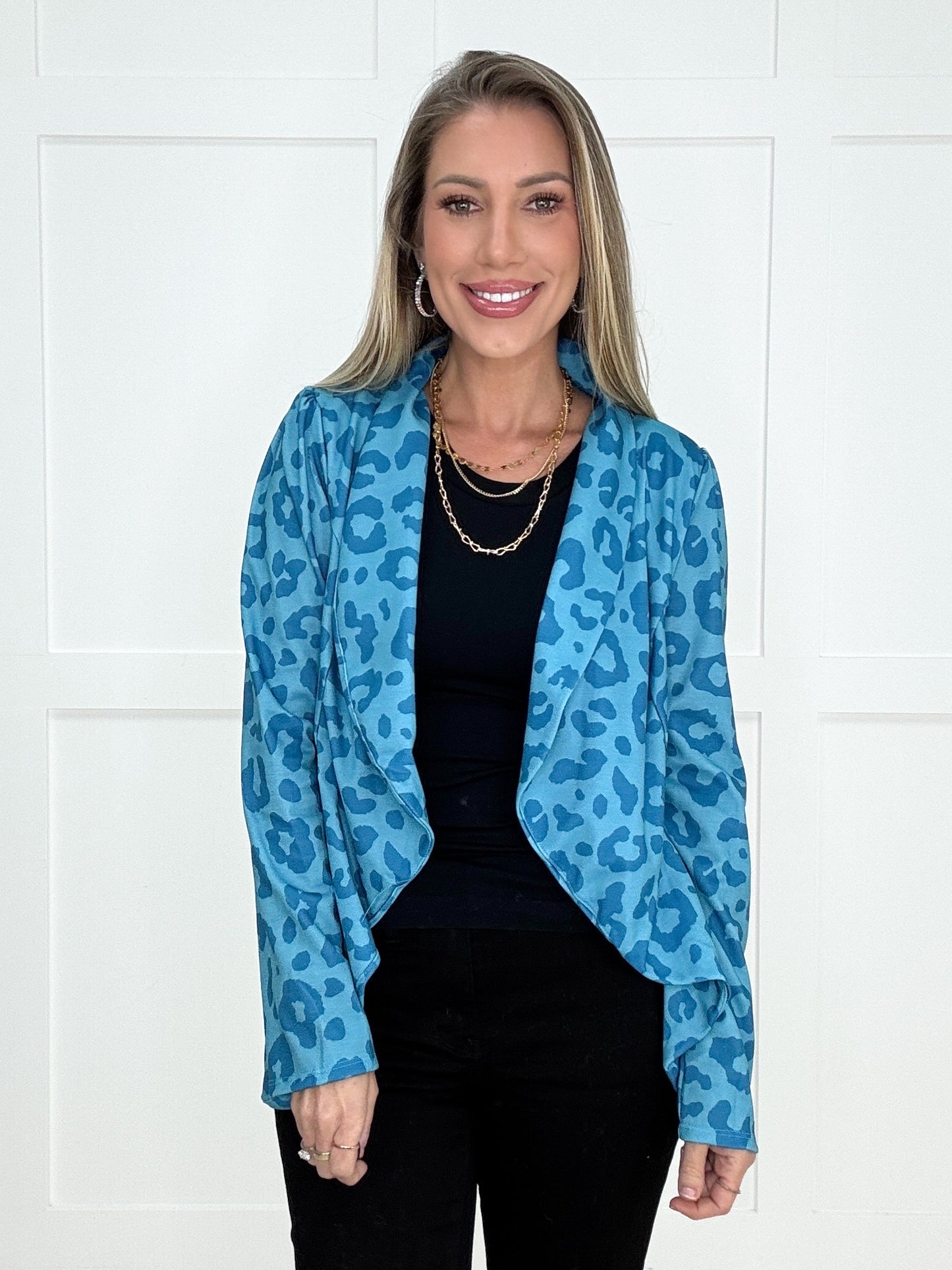 On the Prowl Blazer-180 Outerwear- Simply Simpson's Boutique is a Women's Online Fashion Boutique Located in Jupiter, Florida