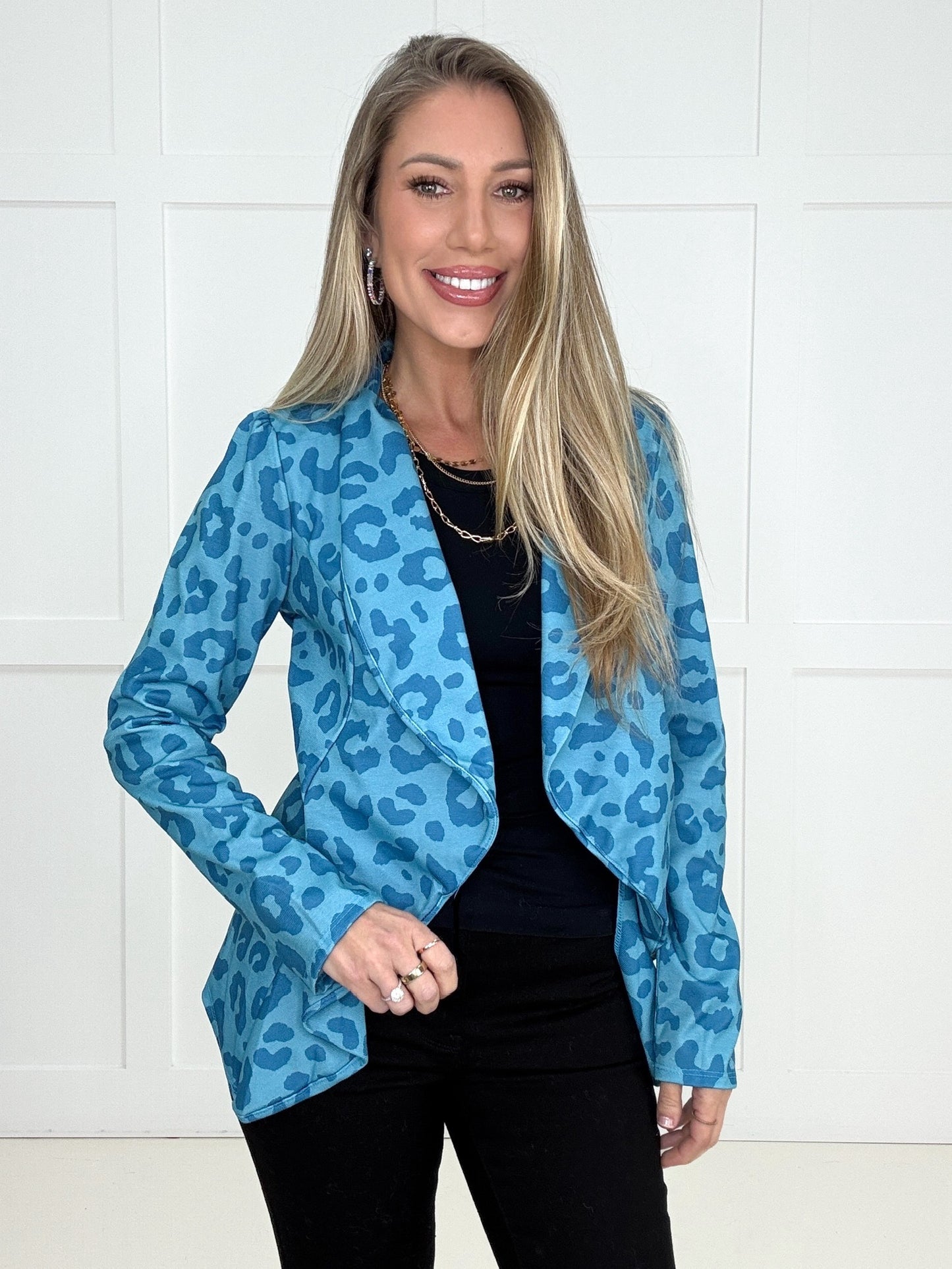 On the Prowl Blazer-180 Outerwear- Simply Simpson's Boutique is a Women's Online Fashion Boutique Located in Jupiter, Florida