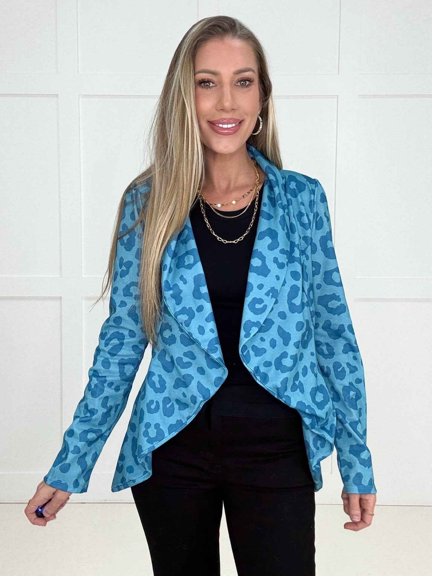 On the Prowl Blazer-180 Outerwear- Simply Simpson's Boutique is a Women's Online Fashion Boutique Located in Jupiter, Florida