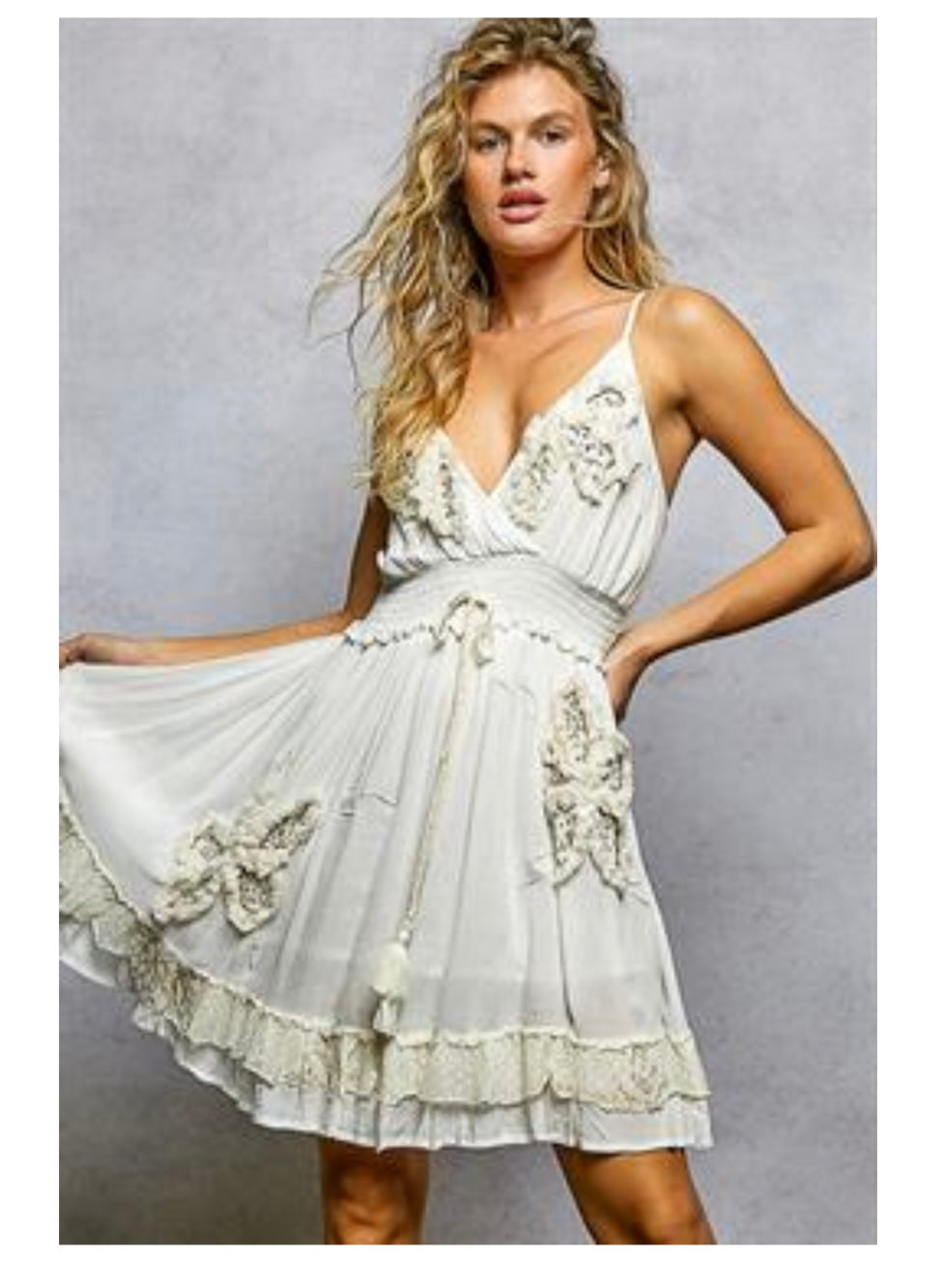 Pol Ivory Dress-240 Dresses- Simply Simpson's Boutique is a Women's Online Fashion Boutique Located in Jupiter, Florida