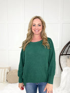 Green Holiday Vibes Sweater-150 Sweaters- Simply Simpson's Boutique is a Women's Online Fashion Boutique Located in Jupiter, Florida