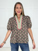 The Poppy Lane Blouse-100 Short Sleeves- Simply Simpson's Boutique is a Women's Online Fashion Boutique Located in Jupiter, Florida