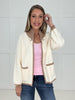 Cream Brinley Buckle Cardigan-180 Outerwear/Jackets- Simply Simpson's Boutique is a Women's Online Fashion Boutique Located in Jupiter, Florida